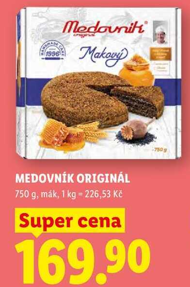 MEDOVNÍK ORIGINÁL, 750 g
