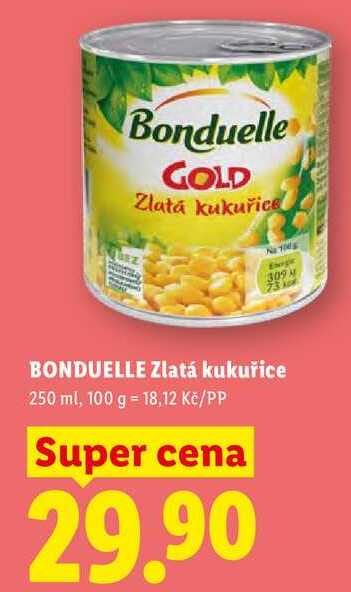 BONDUELLE Zlatá kukuřice, 250 ml