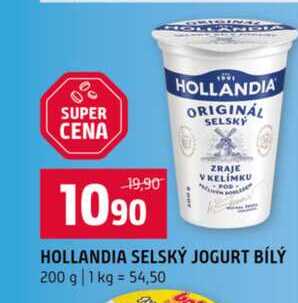 HOLLANDIA SELSKÝ JOGURT BÍLÝ 200 g