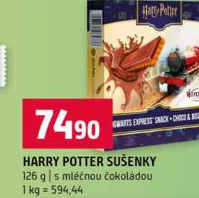 HARRY POTTER SUŠENKY 126 g s mléčnou čokoládou