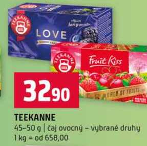 TEEKANNE 45-50 g čaj ovocný vybrané druhy