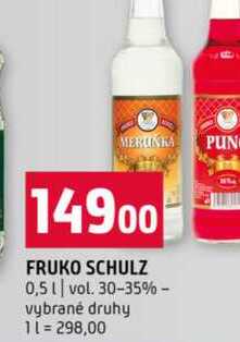 FRUKO SCHULZ 0,5l vol. 30-35% vybrané druhy 
