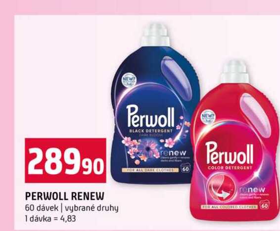 PERWOLL RENEW 60 dávek vybrané druhy 