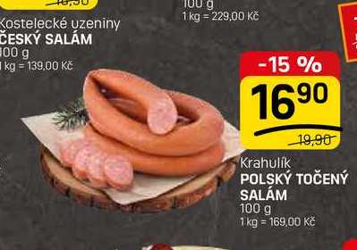 POLSKÝ TOČENÝ SALÁM 100 g 