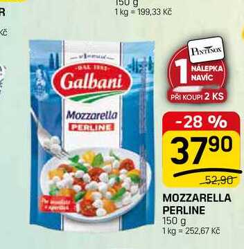 MOZZARELLA PERLINE 150 g 