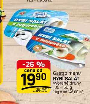 RYBÍ SALÁT vybrané druhy 135-150 g  