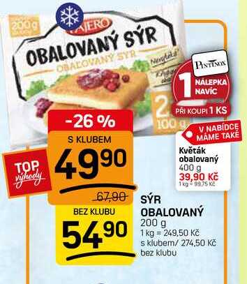 SÝR OBALOVANÝ 200g