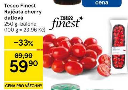 Tesco Finest Rajčata cherry datlová, 250 g