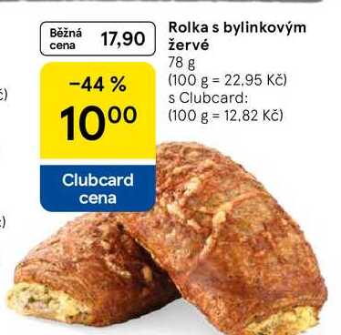 Rolka s bylinkovým žervé, 78 g 