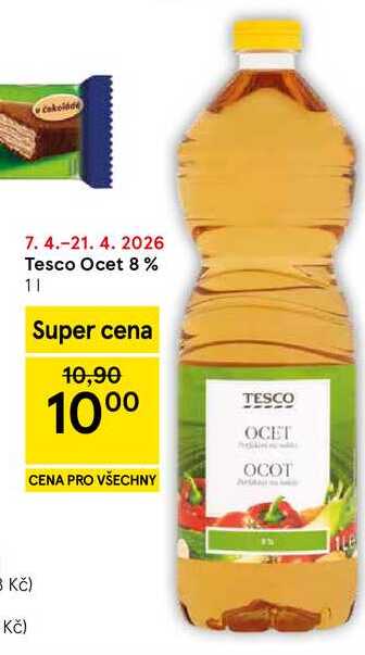Tesco Ocet 8%, 1 l