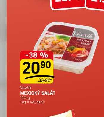 MEXICKÝ SALÁT 140 g 