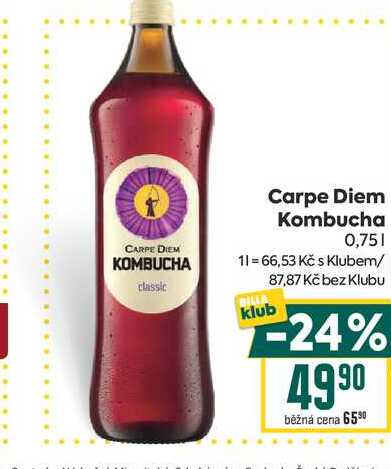 Carpe Diem Kombucha 0,75l