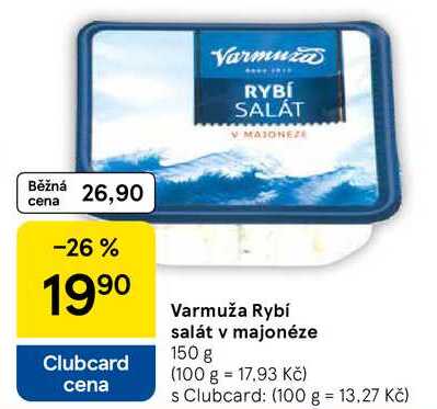 Varmuža Rybí salát v majonéze, 150 g
