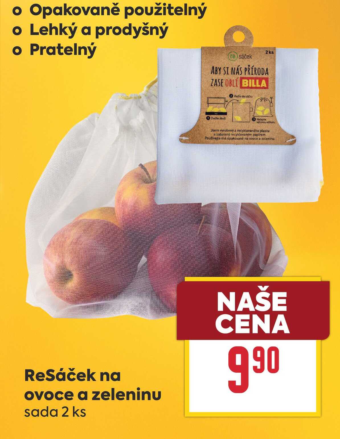 ReSáček na ovoce a zeleninu sada 2 ks