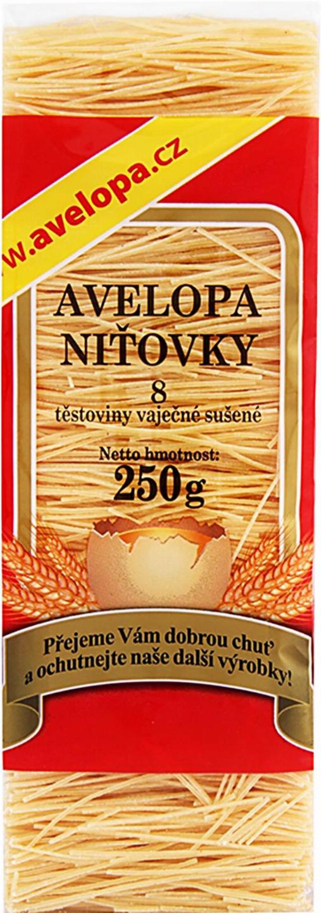 Avelopa Niťovky těstoviny 8vaječné