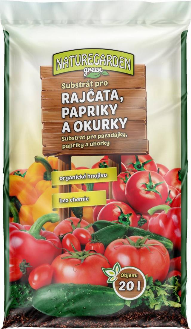 Substrát pro rajčata, papriky a okurky
