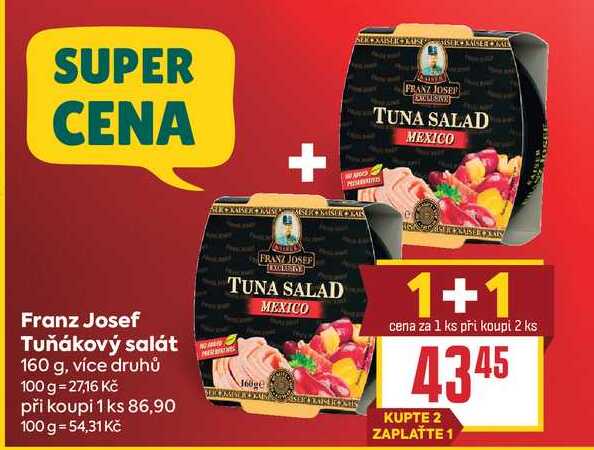 Franz Josef Tuňákový salát 160 g