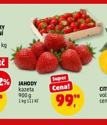 JAHODY, 900 g 
