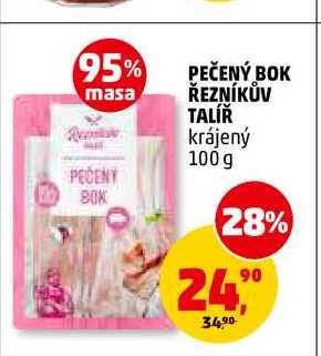 PEČENÝ BOK ŘEZNÍKŮV TALÍŘ, 100 g