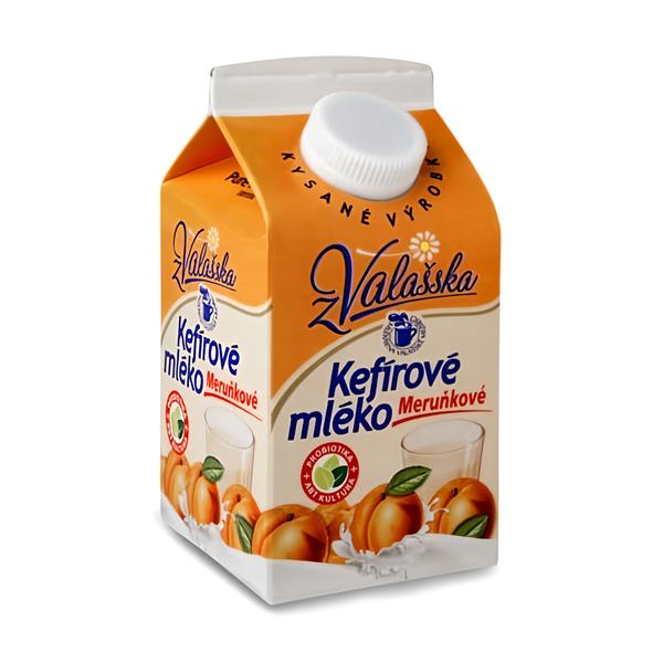 Mlékárna ValMez Kefírové mléko nízkotučné meruňkové