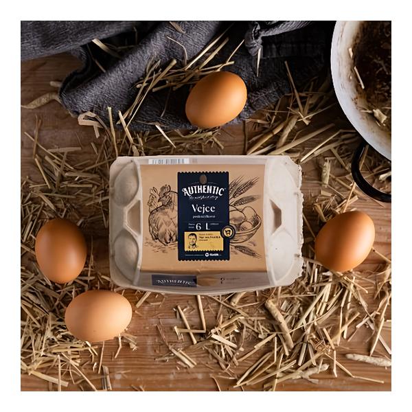 Authentic Vejce podestýlková, velikost L