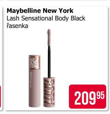 Maybelline New York Lash Sensational Body Black řasenka
