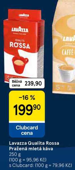 Lavazza Qualita Rossa Pražená mletá káva, 250 g 
