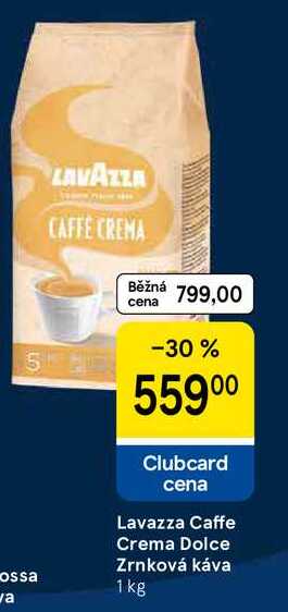 Lavazza Caffe Crema Dolce Zrnková káva, 1 kg