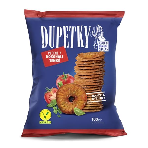 Dupetky pečené & rajče-bylinky