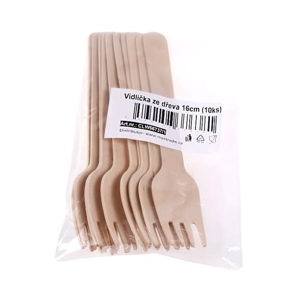 Niteola Vidlička ze dřeva (16cm)