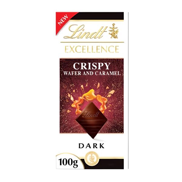 Lindt Čokoláda Excellence Hořká s oplatkou a karamelem
