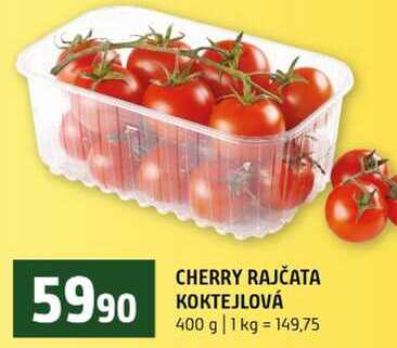 CHERRY RAJČATA KOKTEJLOVÁ 400 g 