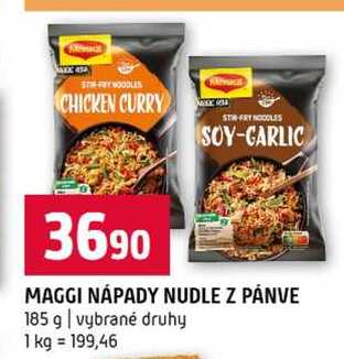 MAGGI NÁPADY NUDLE Z PÁNVE 185 g vybrané druhy