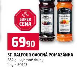 ST. DALFOUR OVOCNÁ POMAZÁNKA 284 g vybrané druhy 