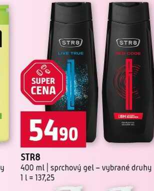 STR8 400 ml sprchový gel vybrané druhy