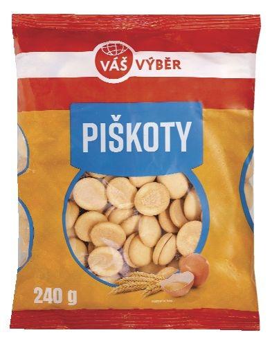 VÁŠ VÝBĚR Piškoty, 240 g