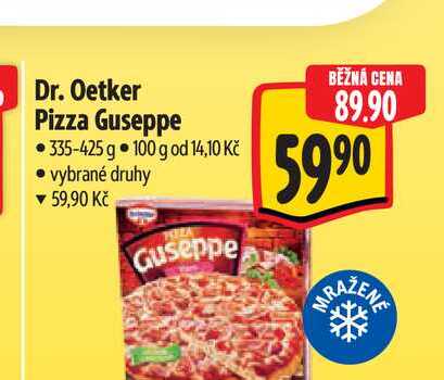 Dr. Oetker Pizza Guseppe  335-425 g 