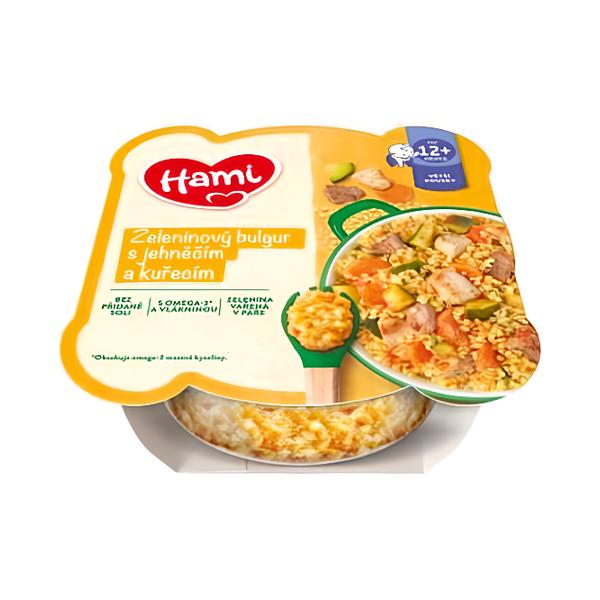 Hami talířek Zeleninový bulgur s jehněčím a kuřecím 12m+