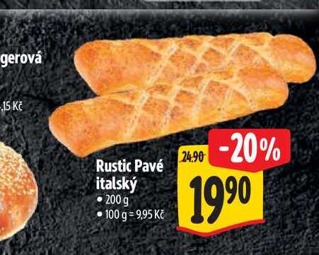   Rustic Pavé italský 200 g 