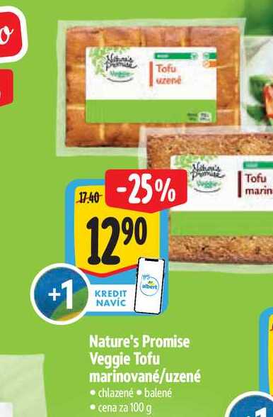  Nature's Promise Veggie Tofu marinované/uzené  100 g