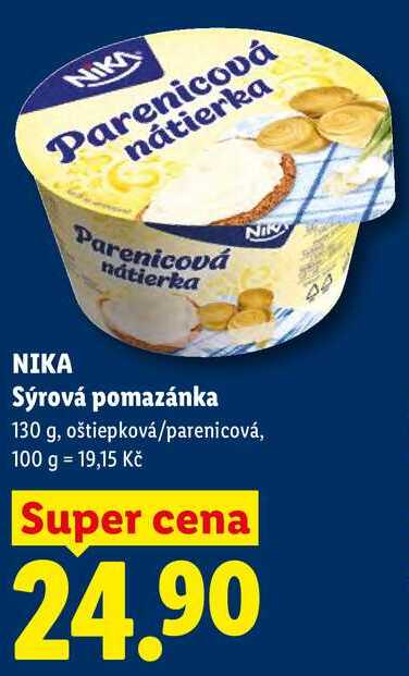 NIKA Sýrová pomazánka, 130 g