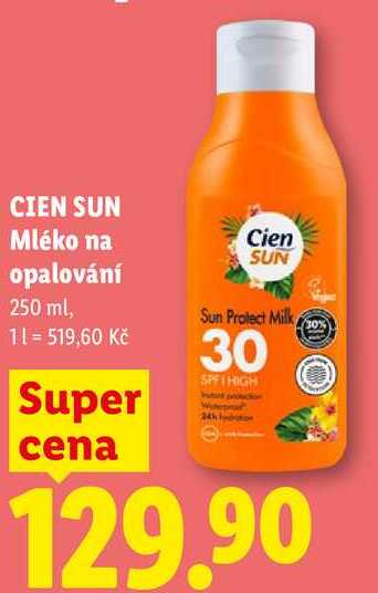 CIEN SUN Mléko na opalování, 250 ml