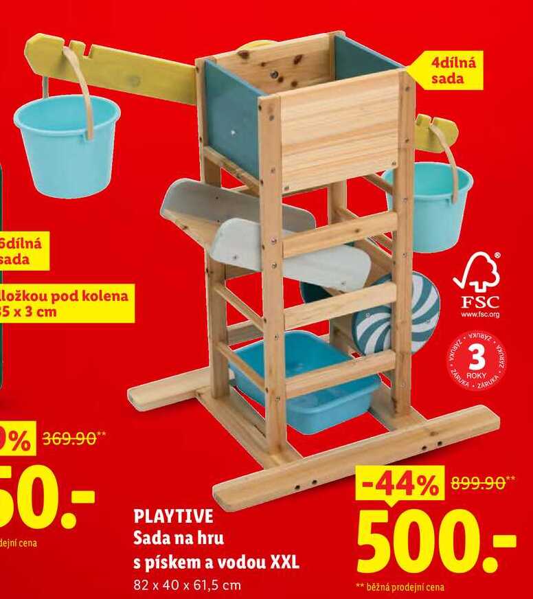 PLAYTIVE Sada na hru s pískem a vodou XXL