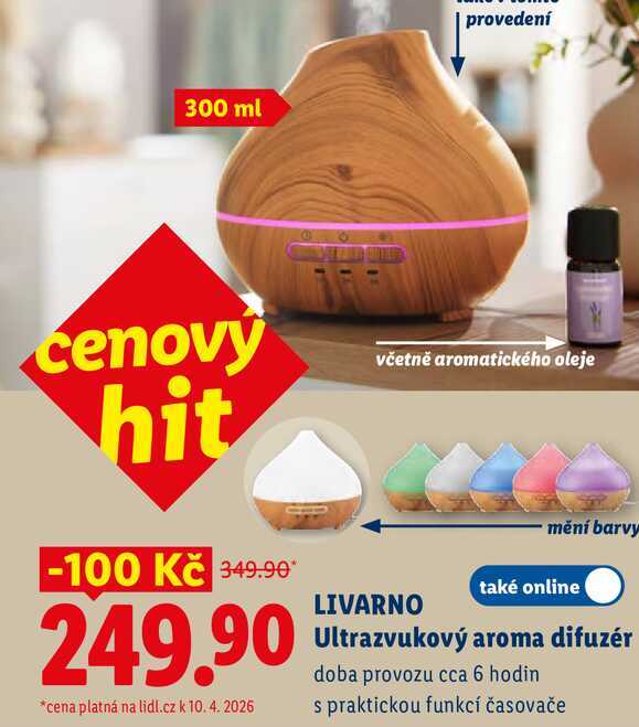 LIVARNO Ultrazvukový aroma difuzér 