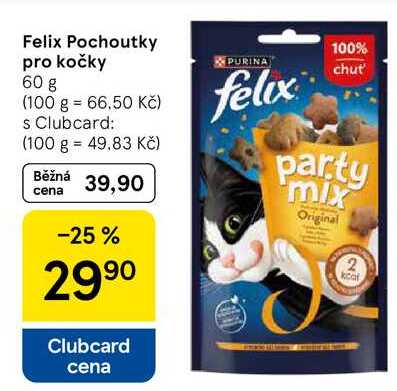 Felix Pochoutky pro kočky, 60 g  