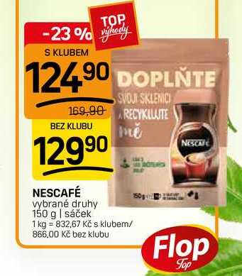 NESCAFÉ vybrané druhy 150 g | sáček