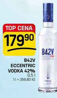 B42V ECCENTRIC VODKA 42% 0,5l