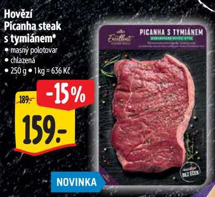 Hovězí Picanha steak s tymiánem, 250 g