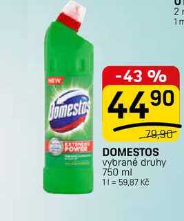 DOMESTOS vybrané druhy 750 ml 