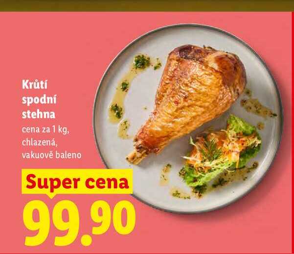 Krůtí spodní stehna, cena za 1 kg